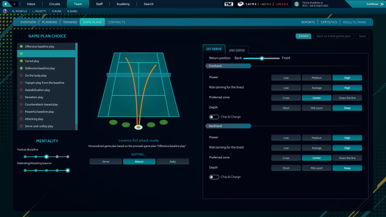 Tennis Manager 2021, Steam Gift