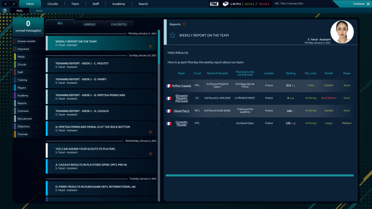 Tennis Manager 2021, Steam Gift