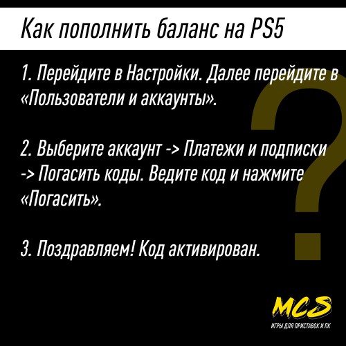 Пополнение счёта PlayStation Store 100 PLN (злотый) Подарочная карта (Цифровой код)