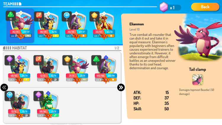 Beasties - Monster Trainer Puzzle RPG - Beasties, Steam Gift
