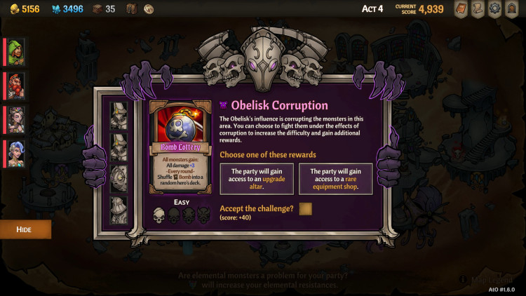 Across the Obelisk, Steam Gift