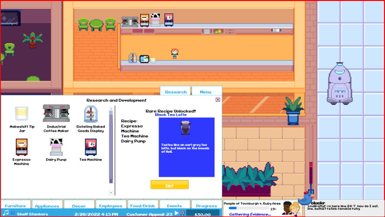 Beans: The Coffee Shop Simulator, Steam Gift