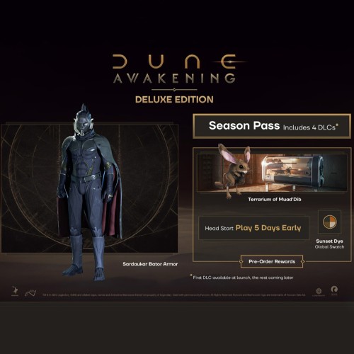 Игра Dune: Awakening DELUXE для PC / ПК, активация в стим Steam для региона РФ / Россия цифровой ключ