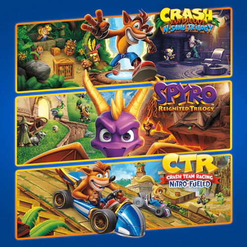 Игра Тройной набор Crash + Spyro PlayStation 4