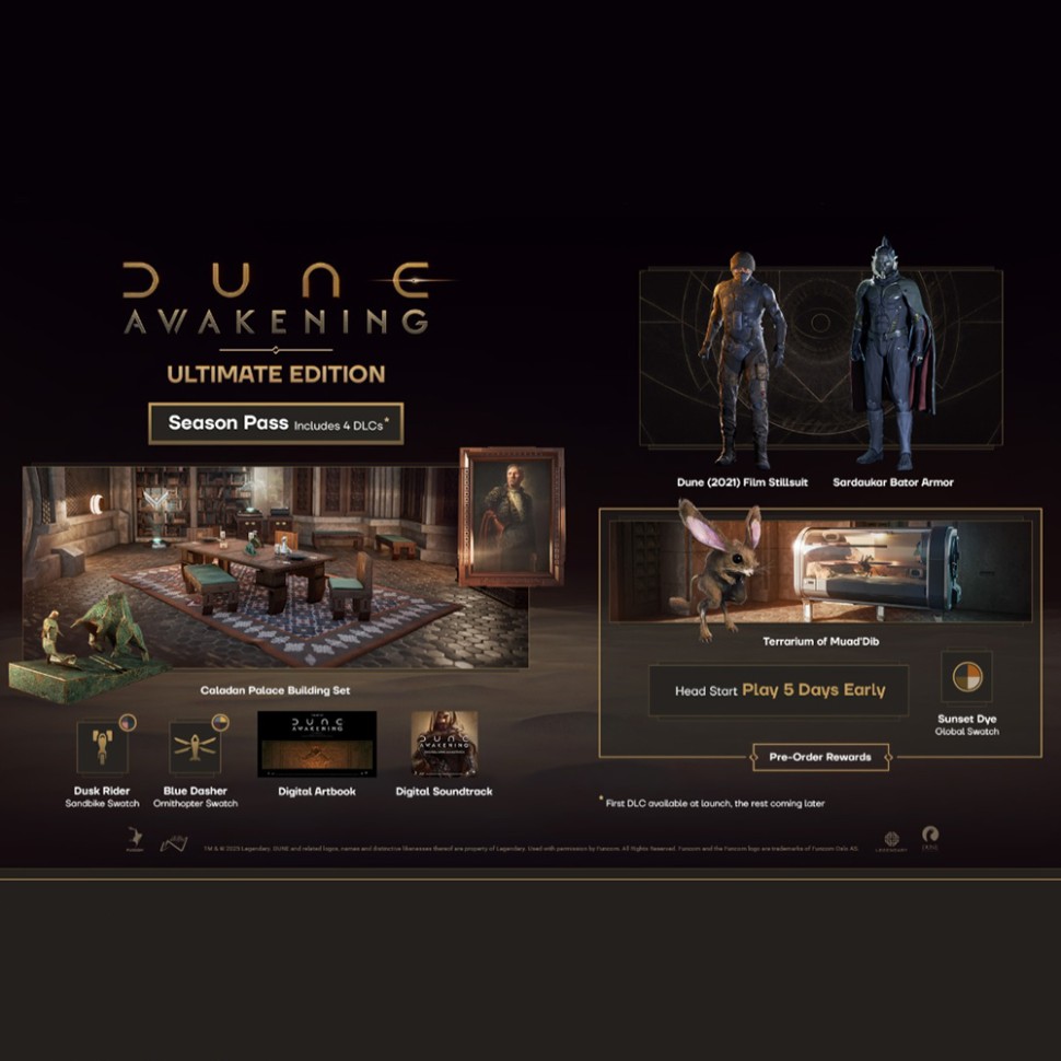 

Игра Dune: Awakening ULTIMATE для PC / ПК, активация в стим Steam для региона РФ / Россия цифровой ключ