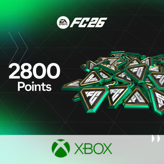 Пополнение EA SPORTS FC 26 POINTS 2800 Xbox One / Series S / Series X