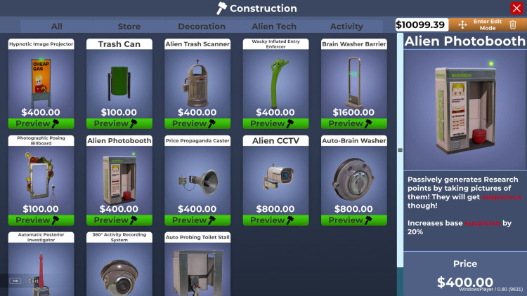 Roadside Research, Steam Gift