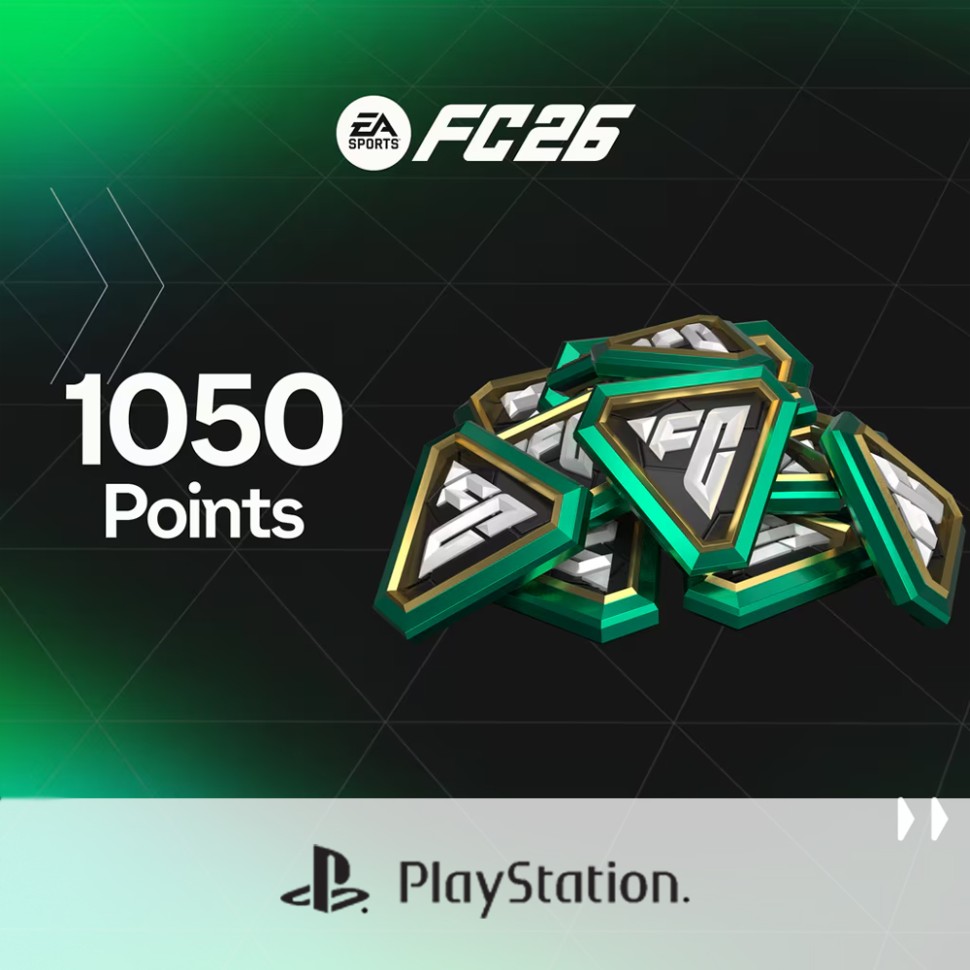 

Пополнение EA SPORTS FC 26 POINTS 1050 PlayStation 4 и PlayStation 5