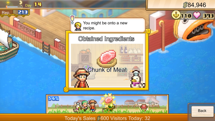 ONE PIECE: Grand Gourmet, Steam Gift
