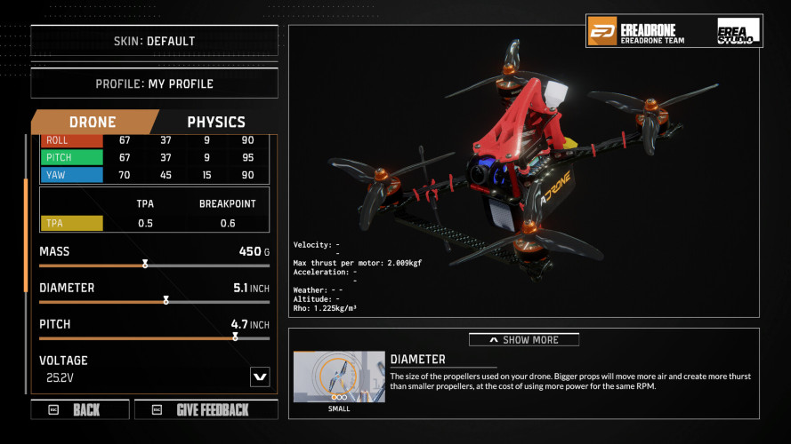 EreaDrone : FPV Drone Simulator, Steam Gift