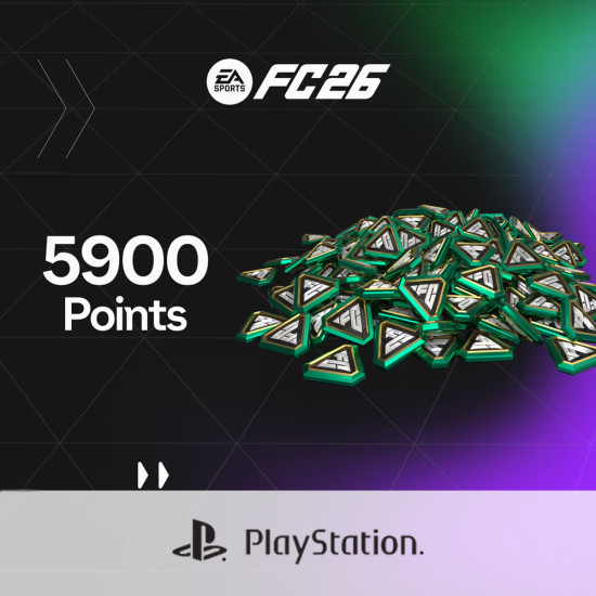 Пополнение EA SPORTS FC 26 POINTS 5900 PlayStation 4 и PlayStation 5