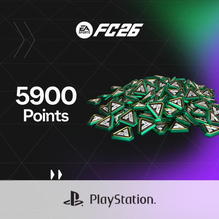 Пополнение EA SPORTS FC 26 POINTS 5900 PlayStation 4 и PlayStation 5