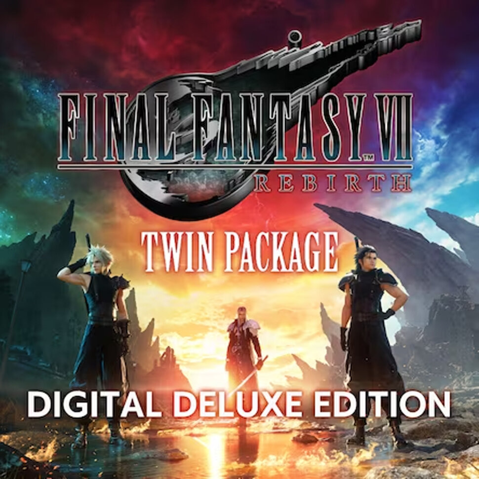Игра FINAL FANTASY VII REMAKE & REBIRTH Digital Deluxe Twin Pack PlayStation 5