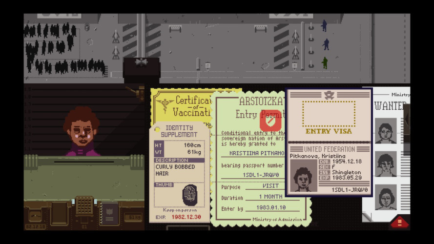 Papers, Please, Steam Gift