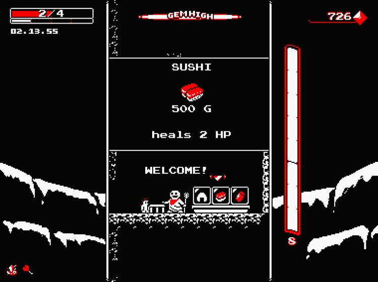 Downwell, Steam Gift