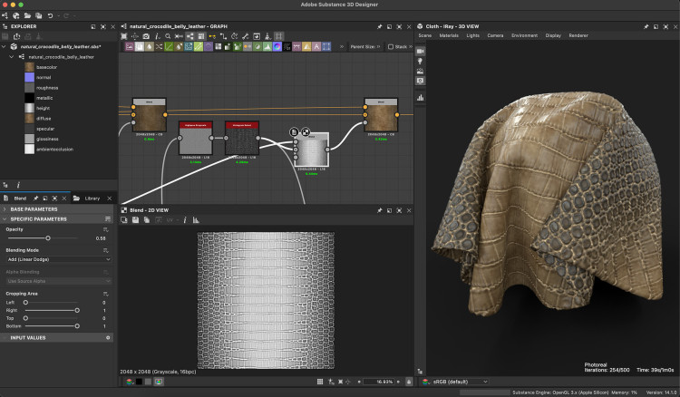 Substance 3D Designer 2025 - Substance Indie Monthly Subscription, Steam Gift