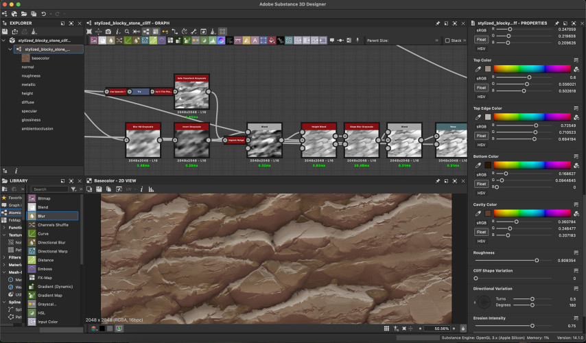 Substance 3D Designer 2025 - Substance Indie Monthly Subscription, Steam Gift