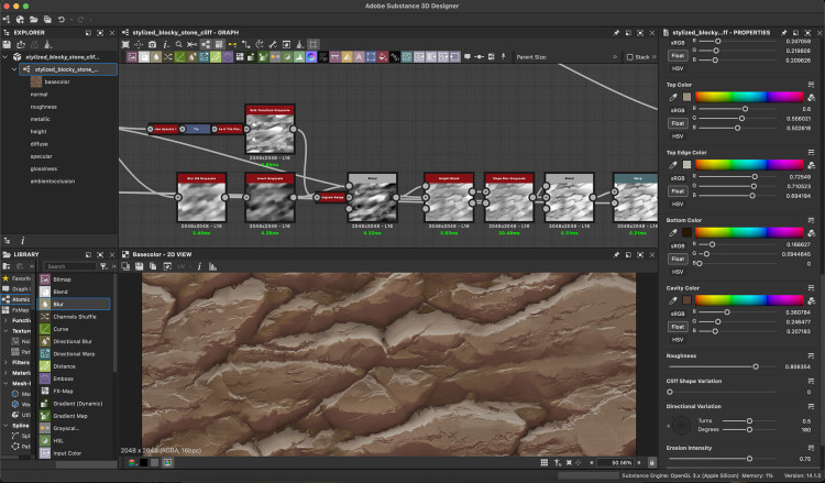 Substance 3D Designer 2025 - Substance Indie Monthly Subscription, Steam Gift