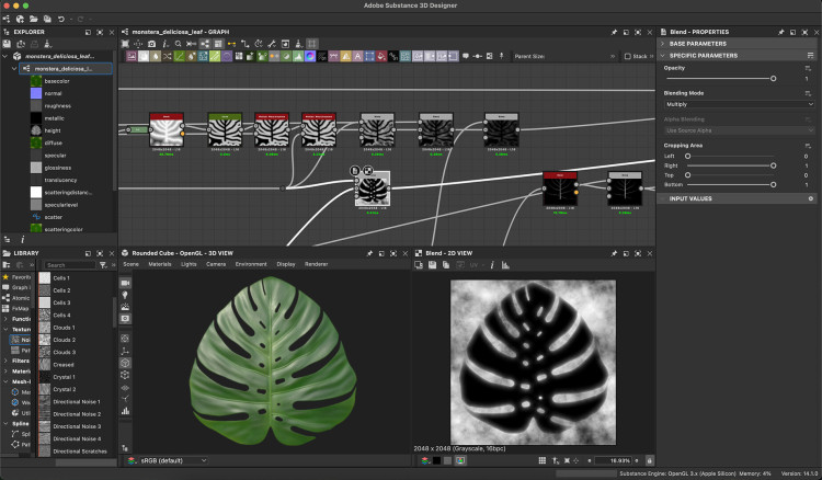 Substance 3D Designer 2025 - Substance Indie Monthly Subscription, Steam Gift
