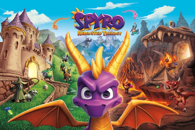 Игра Spyro Reignited Trilogy PlayStation 4