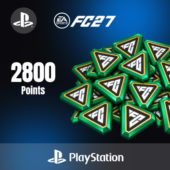 Пополнение EA SPORTS FC 27 POINTS 2800 PlayStation 4 и PlayStation 5