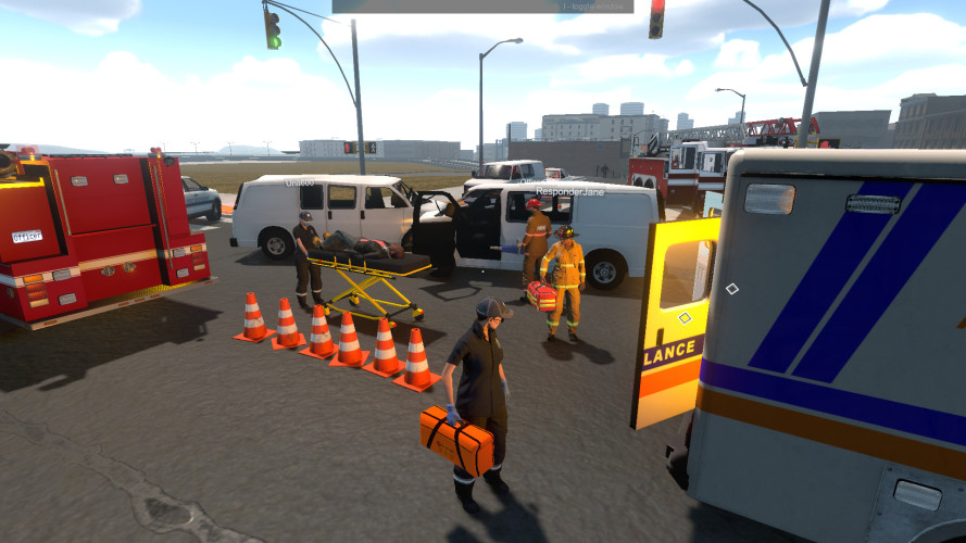 Flashing Lights - Police, Firefighting, Emergency Services (EMS) Simulator, Steam Gift