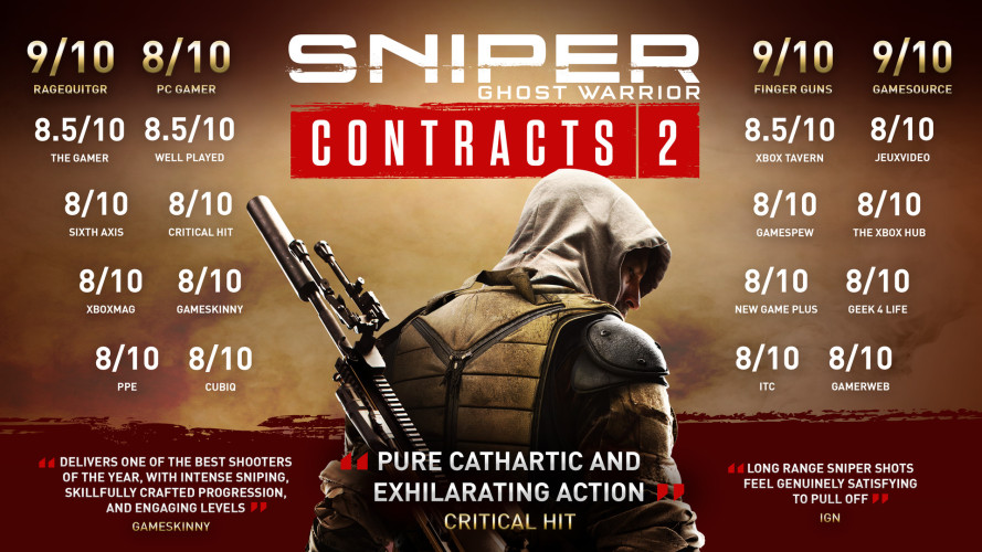 Sniper Ghost Warrior Contracts 2, Steam Gift
