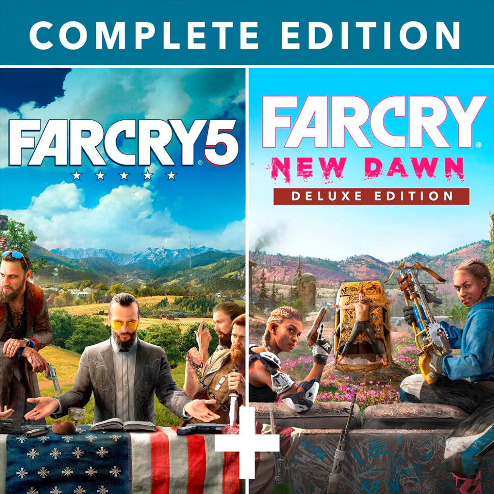 

Игра Far Cry 5 + Far Cry New Dawn Deluxe Edition Bundle PC, Steam Gift регион Россия, РФ