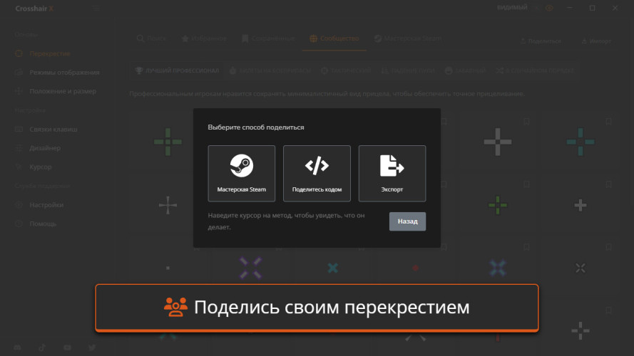 Crosshair X, Steam Gift