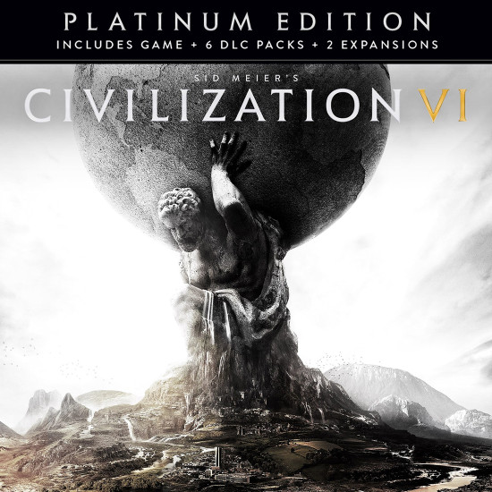 Игра Sid Meier's Civilization VI Platinum для PC / ПК, активация в стим Steam для региона РФ / Россия цифровой ключ