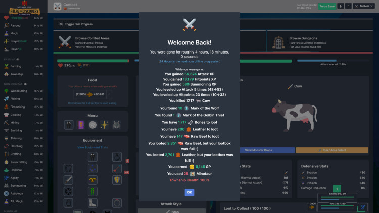 Melvor Idle, Steam Gift