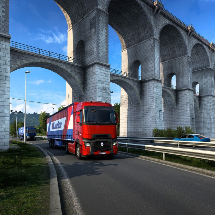 DLC Дополнение DLC Euro Truck Simulator 2-Vive la France для PC / ПК, активация в стим Steam для региона РФ / Россия цифровой ключ