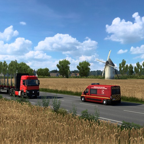 DLC Дополнение DLC Euro Truck Simulator 2-Vive la France для PC / ПК, активация в стим Steam для региона РФ / Россия цифровой ключ