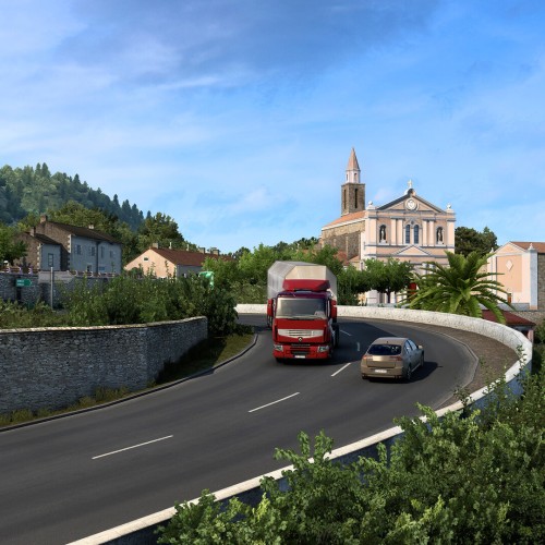 DLC Дополнение DLC Euro Truck Simulator 2-Vive la France для PC / ПК, активация в стим Steam для региона РФ / Россия цифровой ключ