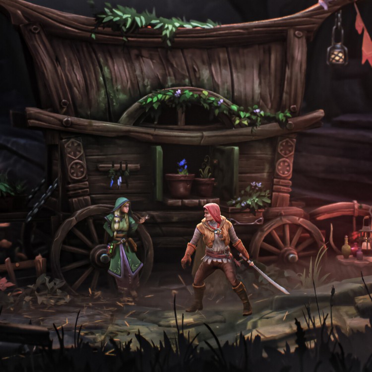 Игра Mandragora: Whispers of the Witch Tree Digital Deluxe Edition PlayStation 5