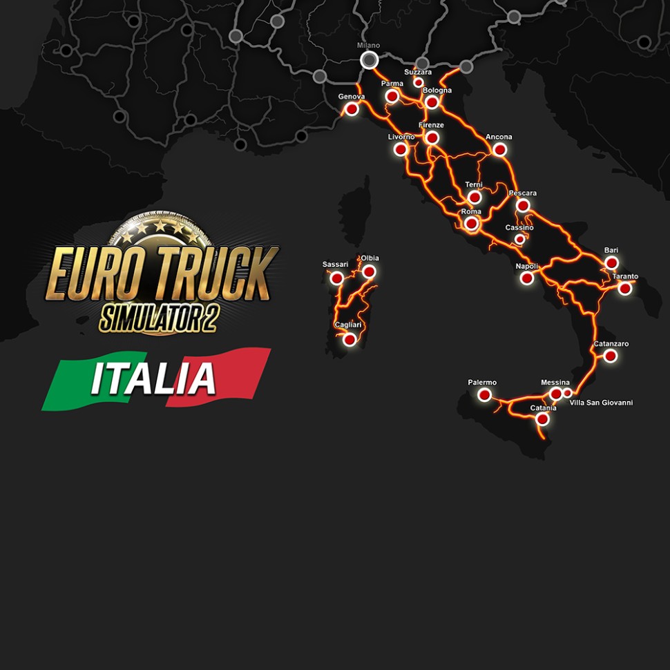 

DLC Дополнение Euro Truck Simulator 2 Italia для PC / ПК, активация в стим Steam для региона РФ / Россия цифровой ключ