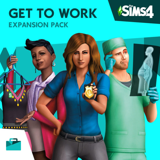 DLC Дополнение The Sims 4 На работу EA App / Origin цифровой ключ