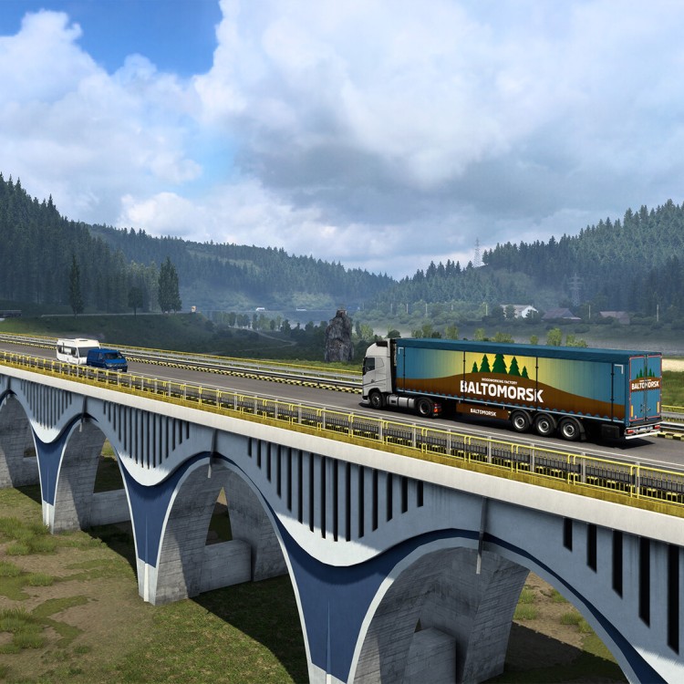 DLC Дополнение Euro Truck Simulator 2 Road to the Black Sea для PC / ПК, активация в стим Steam для региона РФ / Россия цифровой ключ