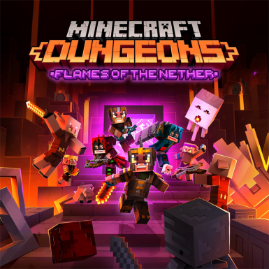 Minecraft Dungeons Flames of the Nether DLC (дополнение) для PC / ПК, активация в Microsoft Store, регион Глобал, цифровой ключ