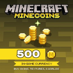 Пополнение Minecraft Minecoin 500 Coins / Монет, Мультиплатформа, Регион активации Глобал