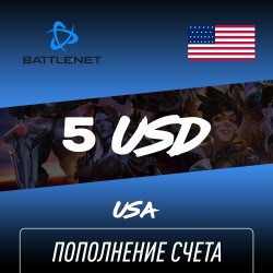 Пополнение счета Blizzard 5 USD (Battle NET) Европа, Gift Card Battle NET, Цифровой ключ