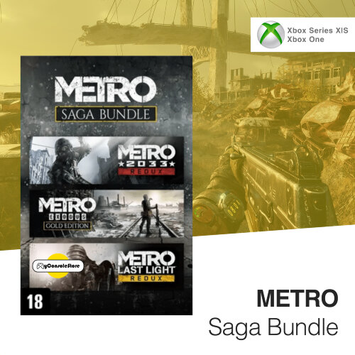 Metro Saga Bundle (Metro 2033 Redux, Metro Last Light Redux, Metro Exodus Gold Edition)