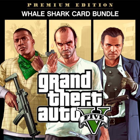 Grand Theft Auto V Premium Edition &amp; Whale Shark Card Bundle