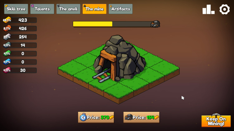 Keep on Mining!, Steam Gift