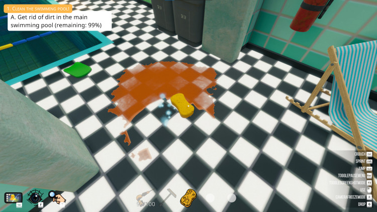 Pool Cleaning Simulator - Dirtiest game of the Summer, Steam Gift