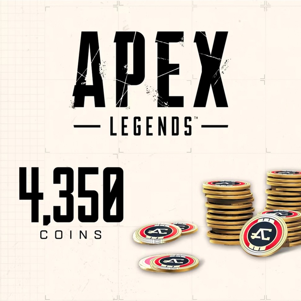 

Пополнение APEX LEGENDS 4350 COINS, Steam и EA APP, GLOBAL, монеты Апекс коинс для РФ (Россия)