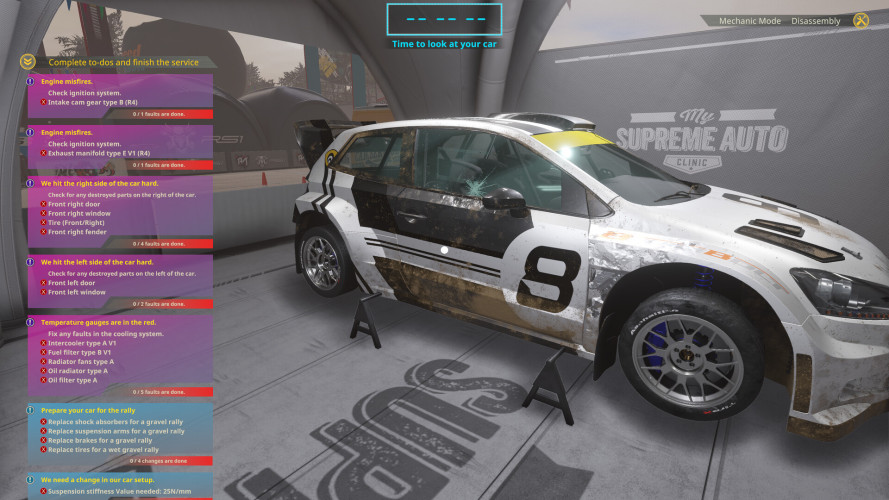 Rally Mechanic Simulator, Steam Gift