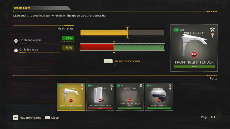 Rally Mechanic Simulator, Steam Gift
