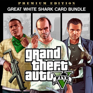 Grand Theft Auto V Premium Edition &amp; Great White Shark Card Bundle