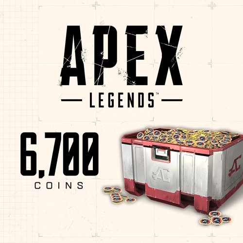 Пополнение APEX LEGENDS 6700 COINS, Steam и EA APP, GLOBAL, монеты Апекс коинс для РФ (Россия)
